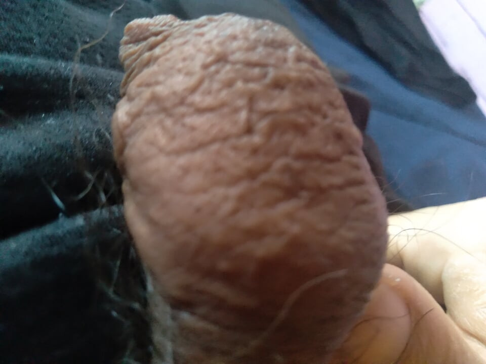 Happy gay man with his big hard penis