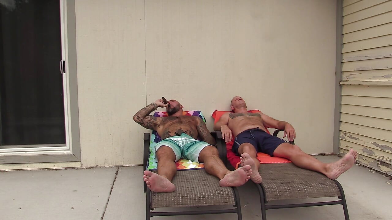 Fucking my stepdad outside and cigar smoking!