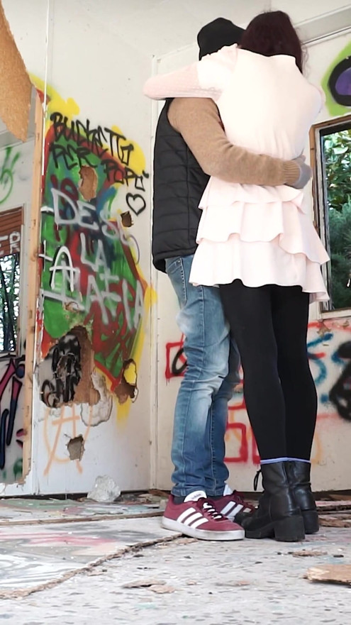 PornoVLOG - Italian amateur in abandoned location | Clip 1