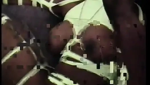 Interracial hot group sex after a party