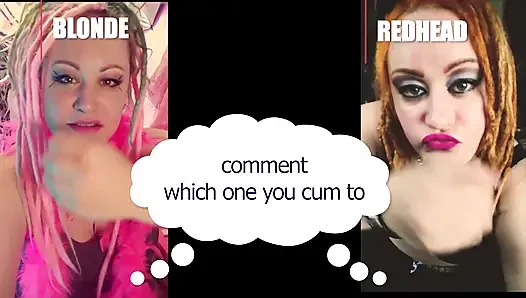 Comment which one made you cum blonde or redhead straight version