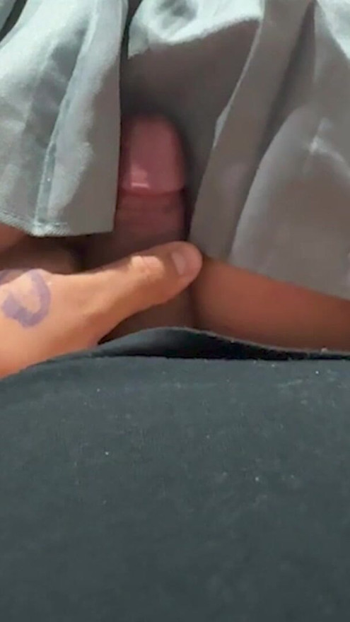 Stop masturbating now, I'm getting ready to go to school, besides you're going to realize please it's okay only pink but come quickly cor | Clip 1