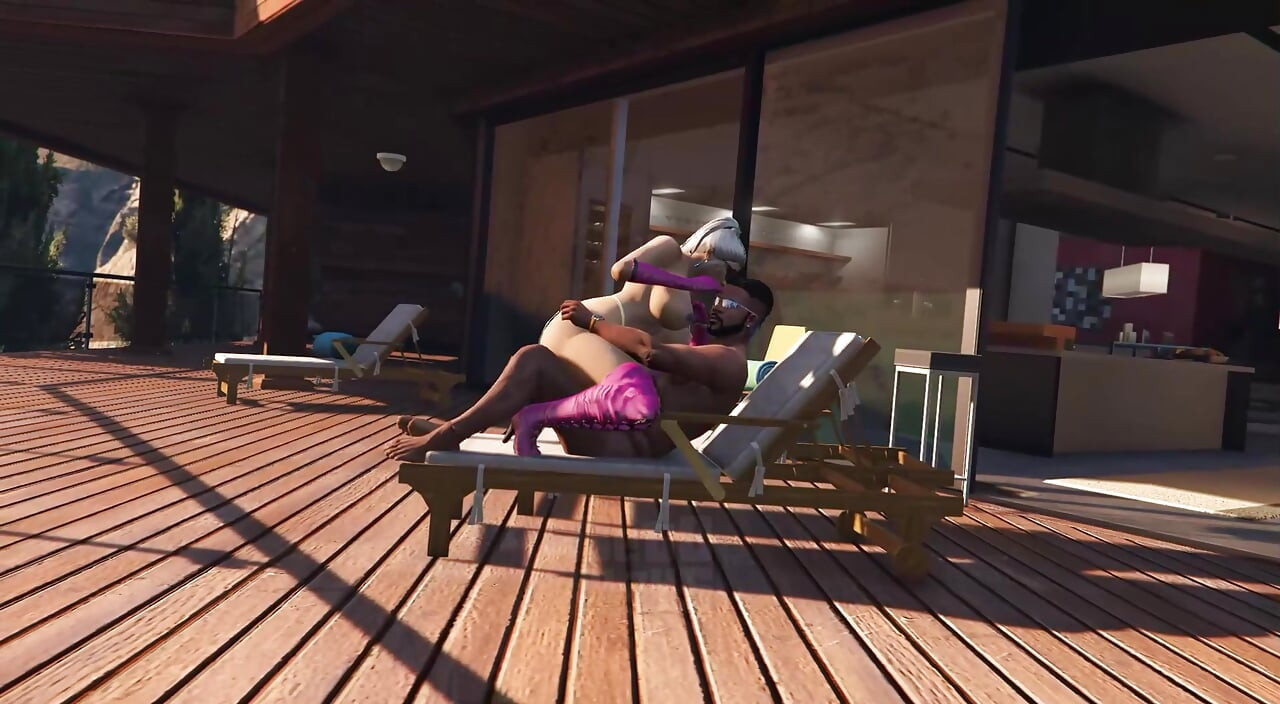 GTA 5 Franklin orders a hot Lady with pink boots Part2