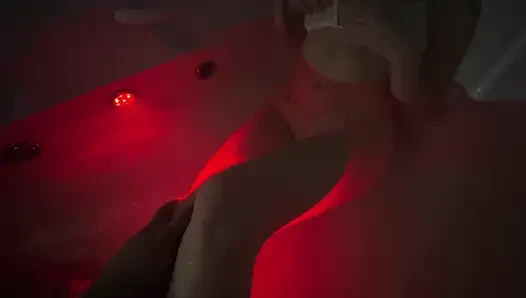 Hot Jacuzzi with My Stepsister - Stepbrother Couldn't Resist