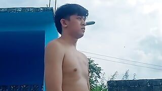 Asia Gay Teen the New Outdoor Session