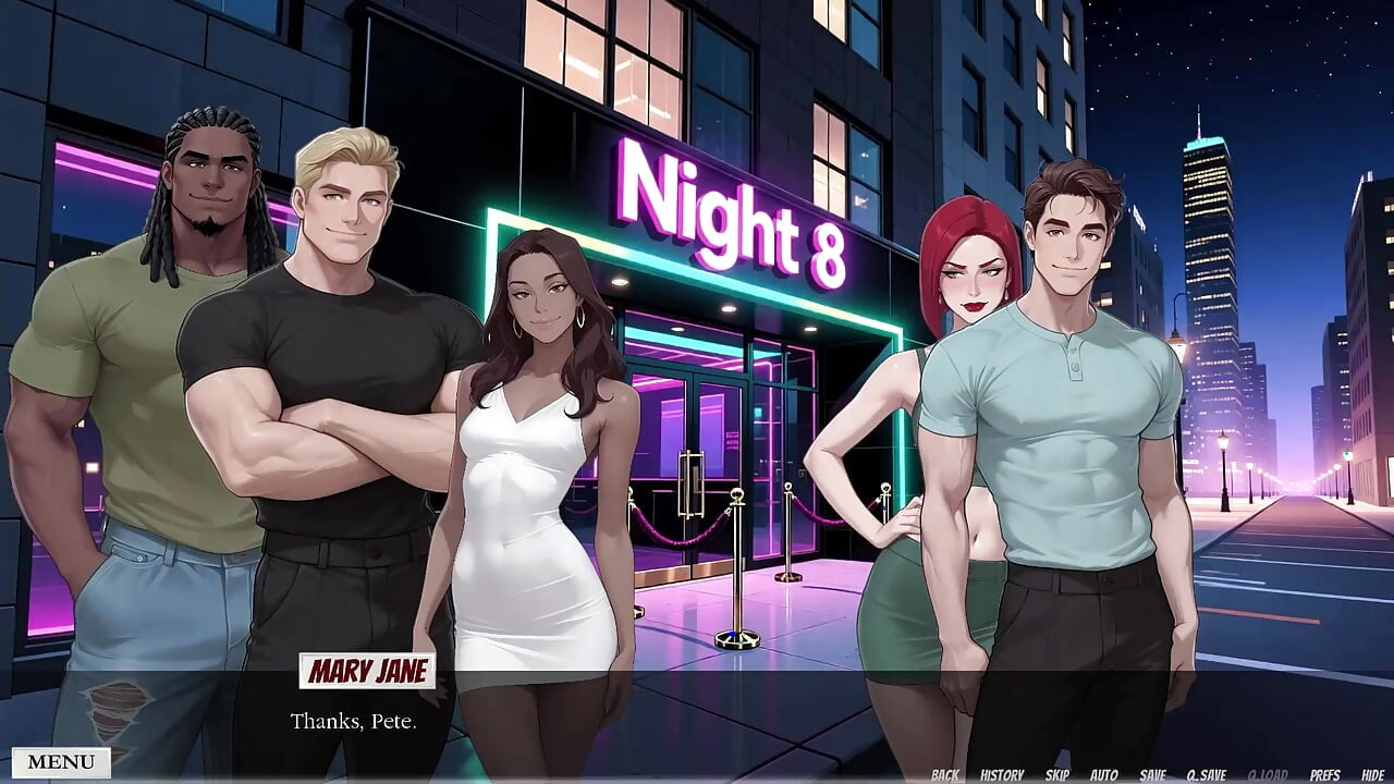 З великим задоволенням No2 - Мері Джейн займається сексом у мультфільмі секс-грі