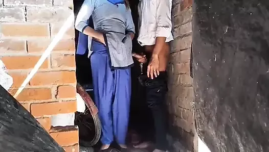 Une étudiante indienne du village indien, nouvelle vidéo virale