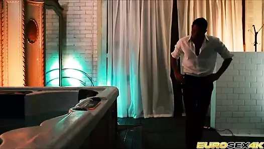 Figure porn video – Bewitching Blonde Michelle Destroys Two Cocks