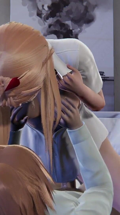 Moment époustouflant de « Power fucks de Denji L Anime Chainsaw Man l 3D animation Hentai »