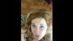 Short blowjob with cumshot in the mouth - Swallow