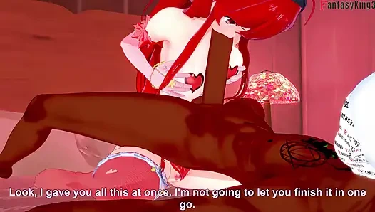 Eris Boreas erster bbc während ehefrau zuschaut - Mushoku Tensei 5