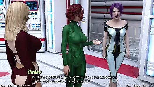 Stranded in Space - Stripper MILF Flashes Her Big Tits