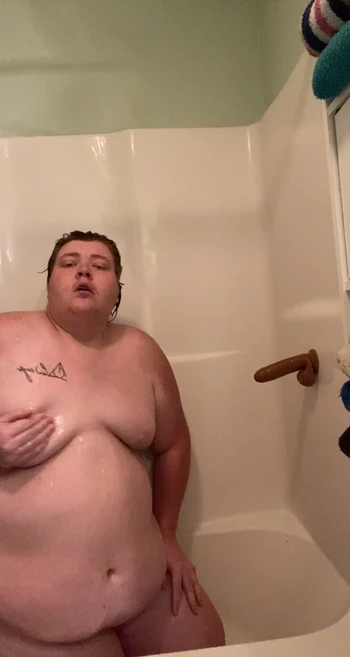 Shower Time With Dildo
