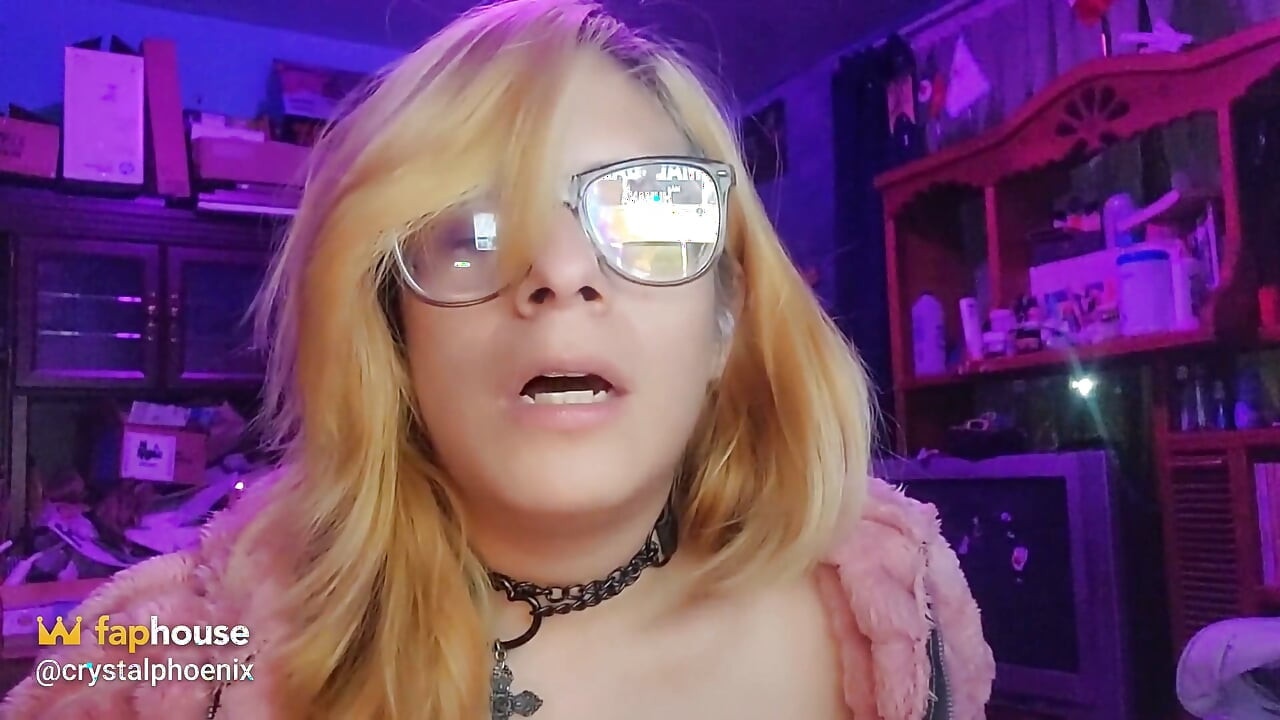 Sissy Wears a Sex Necklace at the Asmr Church
