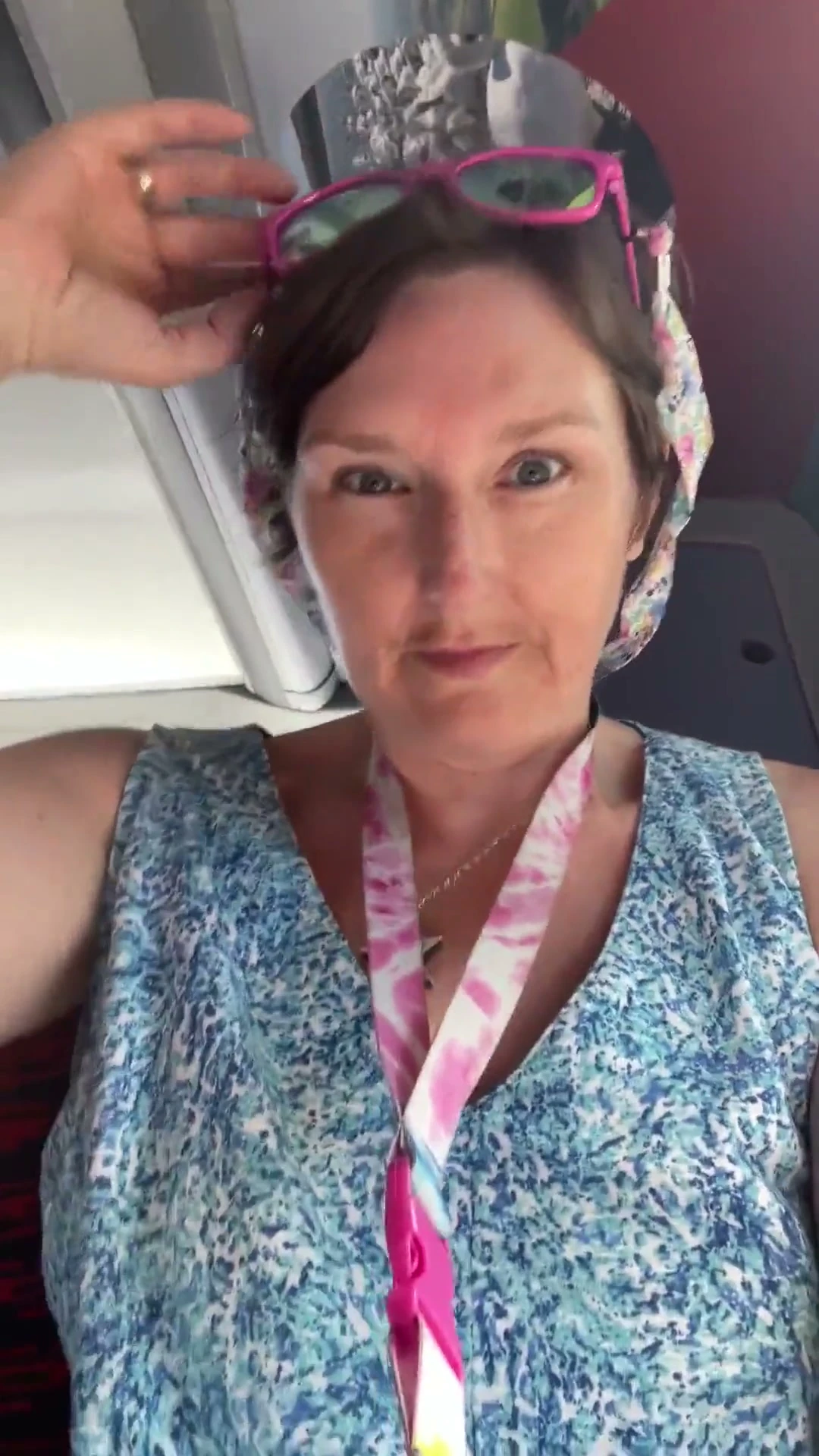 Stepmom Plays with Her Smelly Pussy at the Back of the Bus, Then Sniffs and Sucks Her Stinky Fingers!