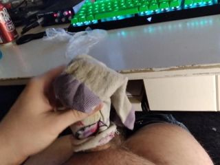 Girly Feet Boy - Fan Cums Into My socks