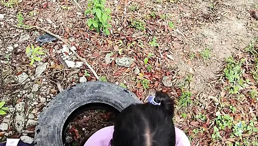 Ich wollte seinen schwanz lutschen und ihn im freien ficken lassen, ich mag das wirklich