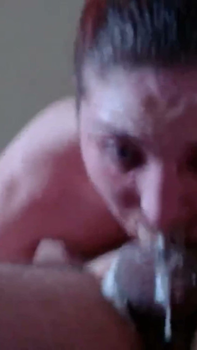 Sloppy and messy deepthroat gagging with few camshow in raw | Clip 2