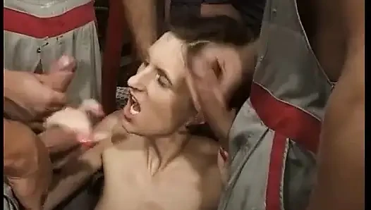 Sevgilin sperm için açgözlülükle övünüyor - iki sahne bir