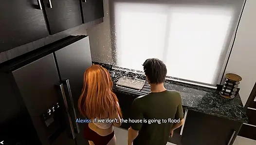 Tante seksi rambut merah yang nggak tahan lagi untuk ngentot sama pacarnya yang masih berondong!