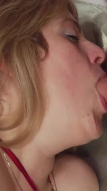 Key moment from "Step Son and Friend Catch Step Mom Masturbate and Fuck her Anal"