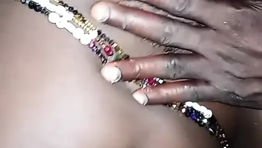 African Queen Sucks and Fucks Step Dad With Cum in Pussy