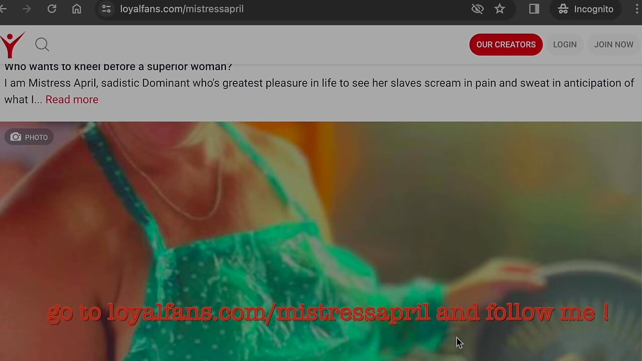 Bà chủ Dominatrix April - sự kiện super ball