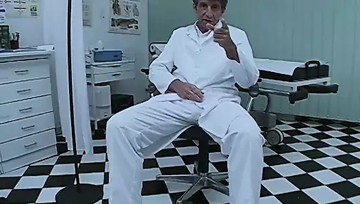 Private patient Cora fisted by the clinic boss