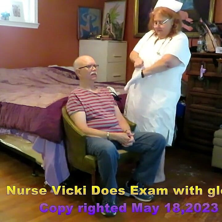 Nurse Vital Signs and Oral Exam with Gloves - Requested Video
