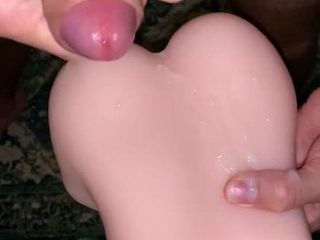 Fucking my silicone ass