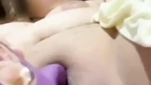Stroking my wife's best friend while wife is watching