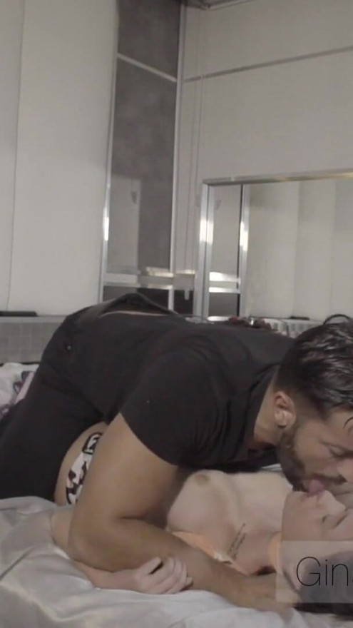 Dirty stepbrother having wild amateur sex at home with his teen stepsister | Clip 1