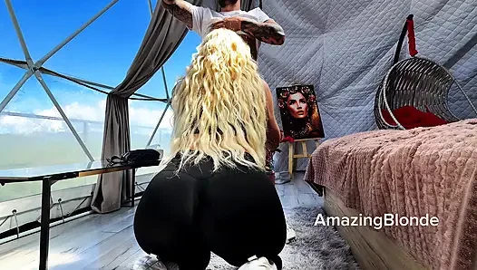 Met a guy in a mountain dome hotel and gave him a blowjob