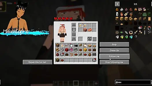 Minecraft Sexcraft The Jenny Mod  - Seeing what Cassie has to offer with her massive tits