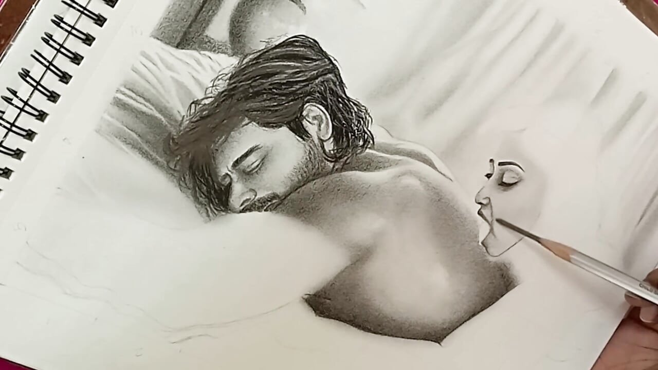 An Extremely Beautiful Desi Indian Wife Fucking her husband on the bed