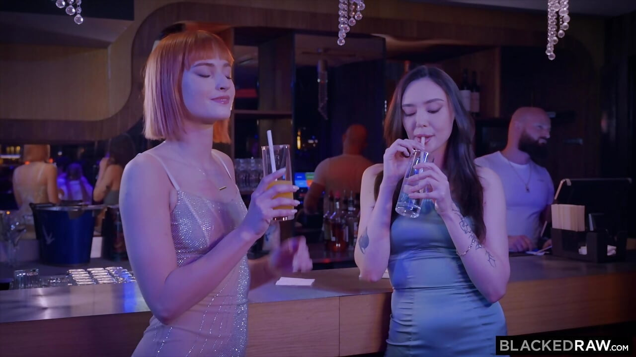 BLACKEDRAW Naughty Besties Dolly Dyson And Catherine Knight Get Fucked Hard In Late Night BBC Foursome