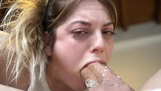 My Girlfriend and Her Friend Suck Together While the Boyfriend Watches Everything