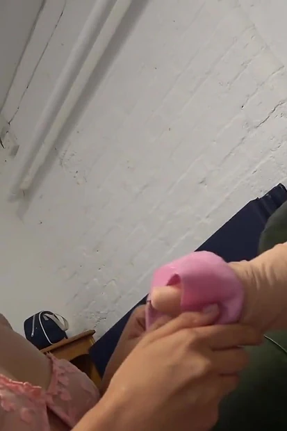 Dark Haired Slut Licking Some Clean and Sexy Feet