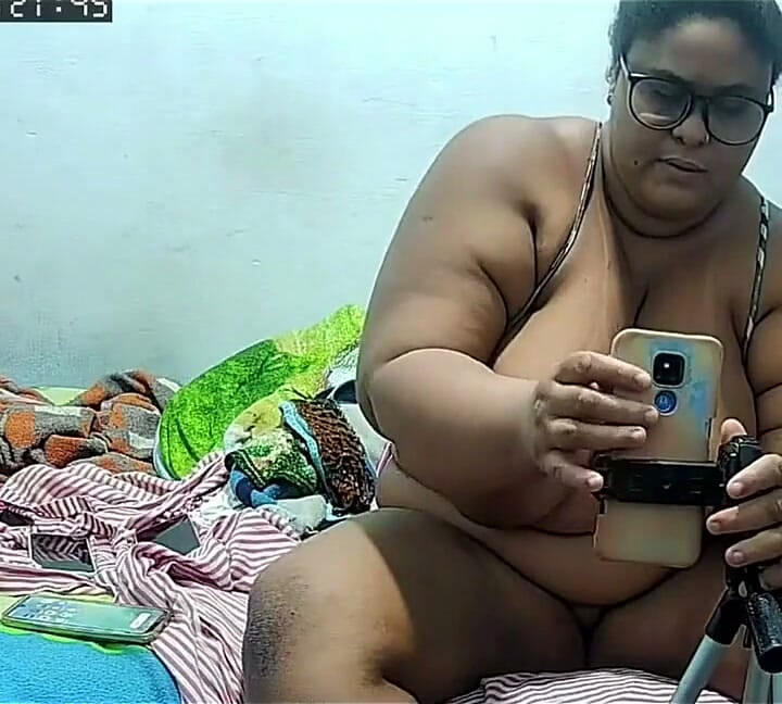 Camera Catches Stepmother and Stepson Having Sex After He Discovers Her Videos on the Internet and Takes a Lot of Cum in