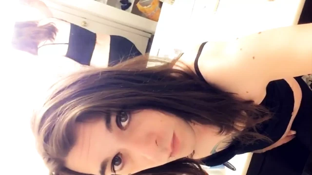 Sexy Trans Loves Sucking on her Knees
