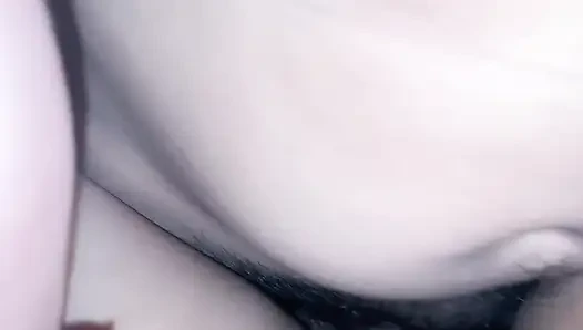 cumshot on big tits step sister's pussy