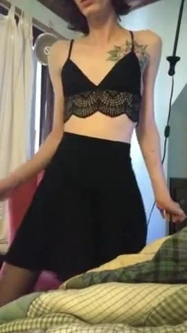 CD in black dress plays hard