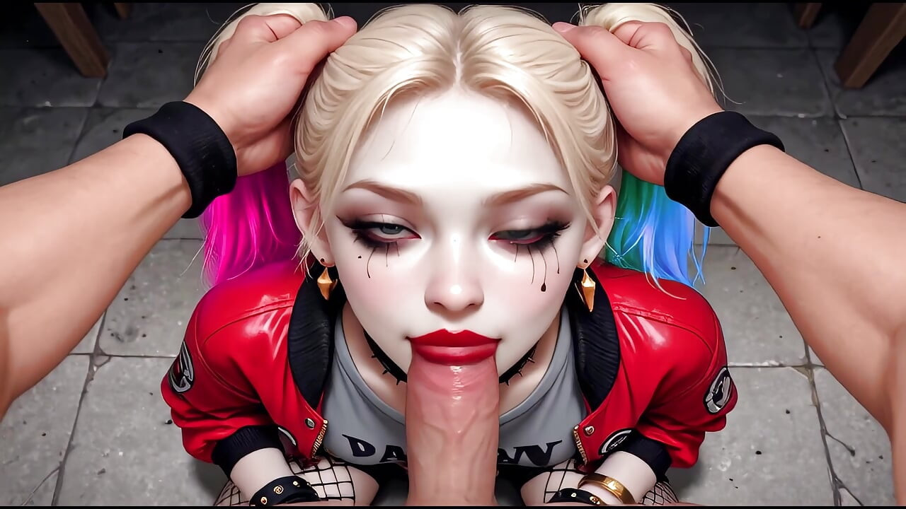 Joghurt-party vol. 1: psycho harley & classic lara pOV (Halsfick, Gesichtsbesamung, AI-animation)