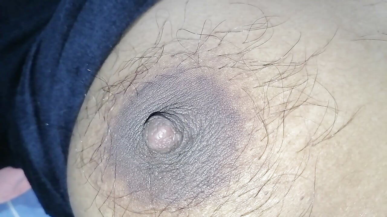 Asian with Bushy Hairy Boobs Nude Body Tease Before Fucking