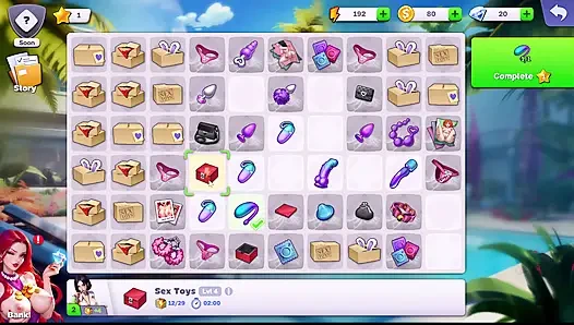 Si seksi villa terangsang menunggangi kontol besar di game terbaik