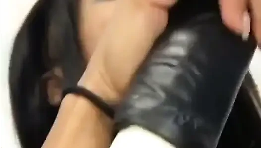 Horny ebony girlfriends ram dildos and vibrators in their hot pussies