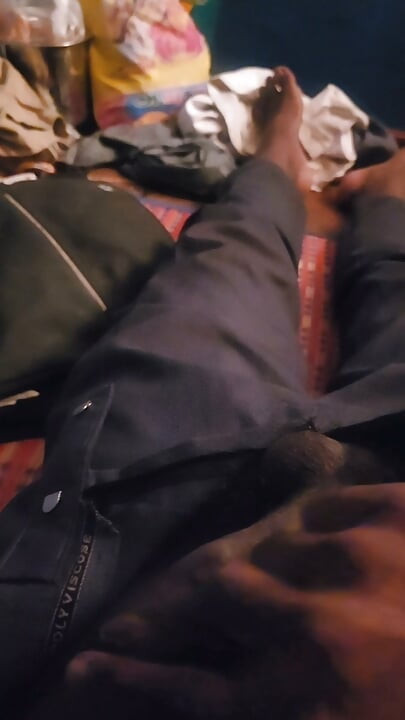 Solo masturbation after office