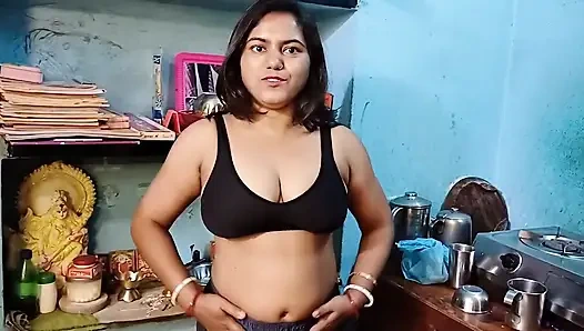 For the first time, he inserted his thick cock into Radha's ass for the first time Hindi audio xxx, mms, sex.