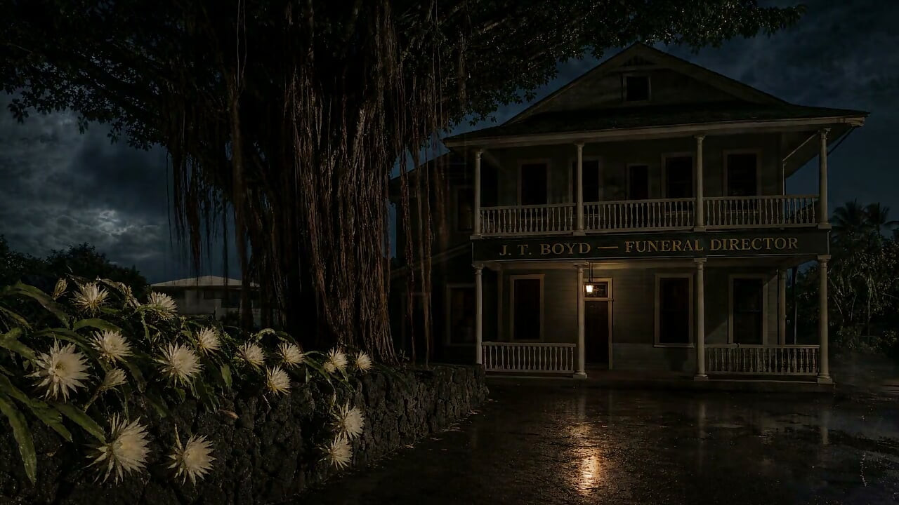 Une Maison Au Clito, Une Morgue Victorienne, Un Cercueil En Satin, Et Un Vrai Couple Qui Refuse De Se Taire. Joyeux Halloween.