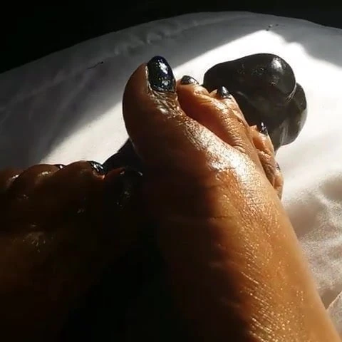 Feet and a Big Black Dick